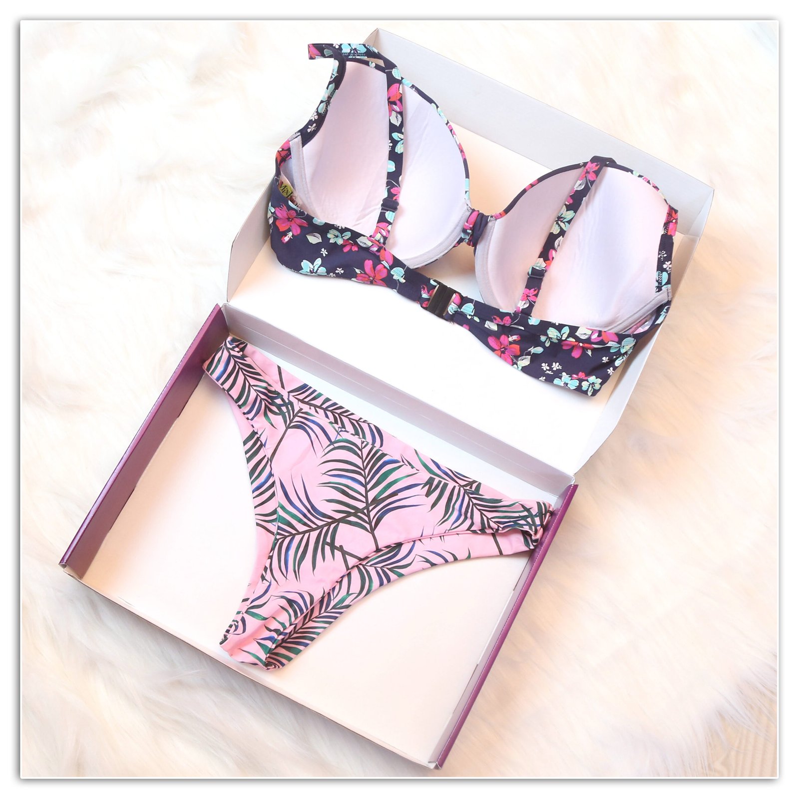 Shiware Tropical Floral Mix Bikini Set - Image 4