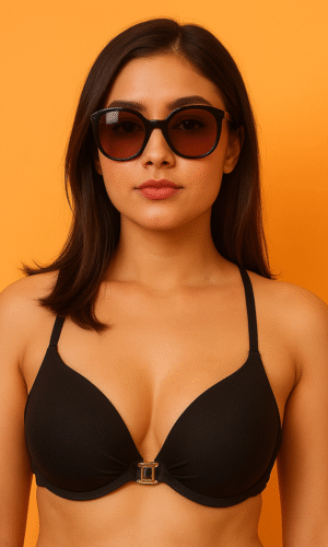 Midnight Charm Bikini Top