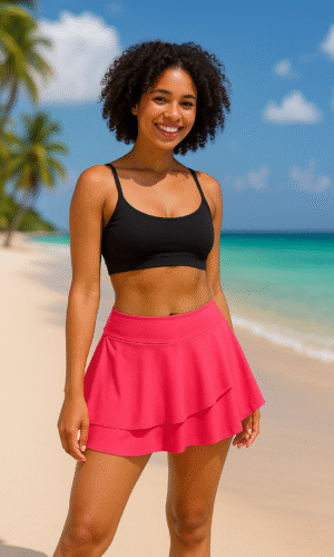 Sunset Glow Swim Skirt